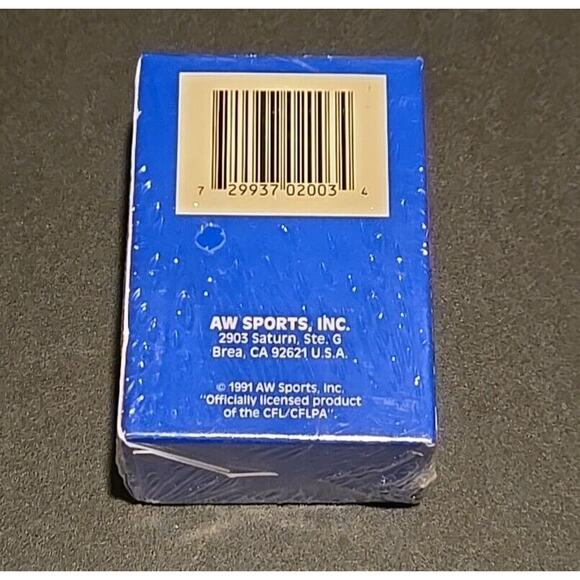 All World Canadian Football 1991 Set And Packs Lot - Picture 5 of 5